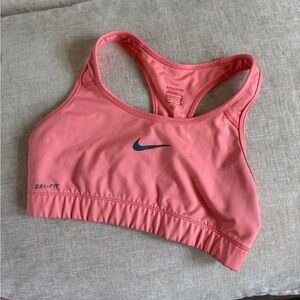 Nike Coral Racerback Dri-FIT Sports Bra